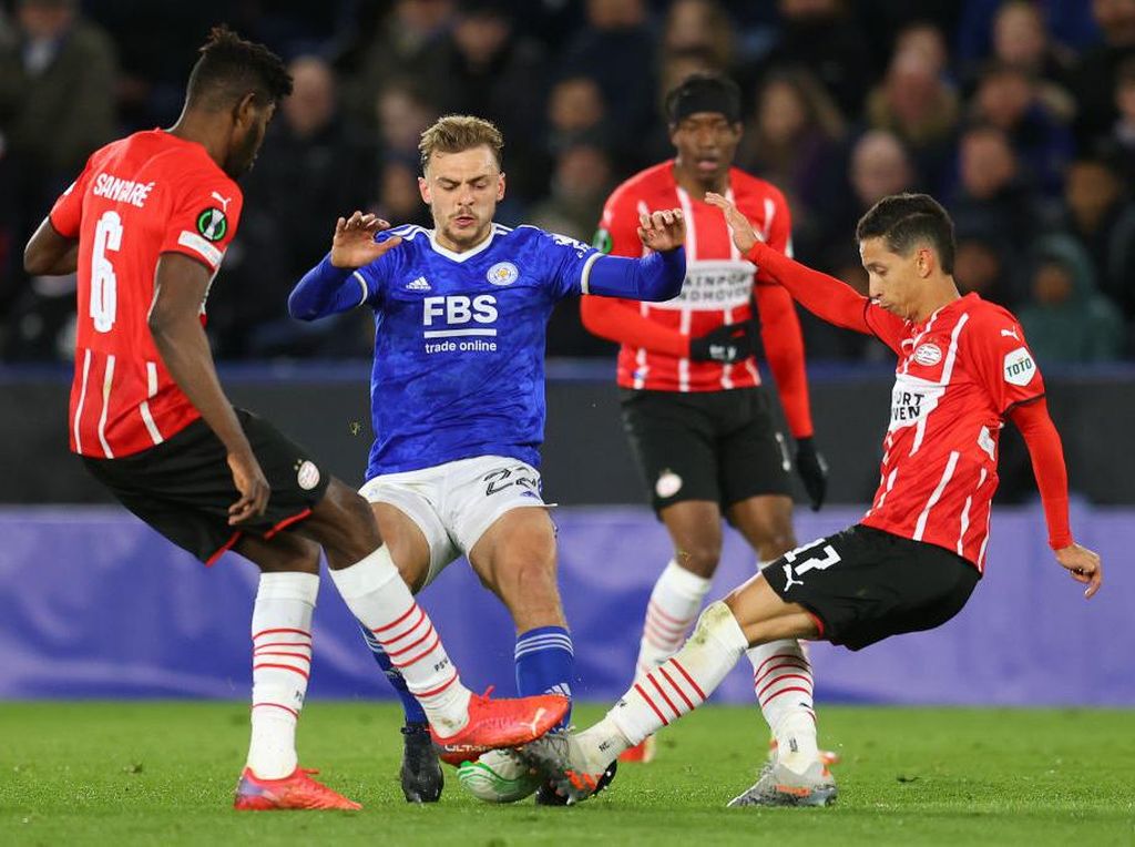 Europa Conference League: Leicester Vs PSV Tuntas 0-0