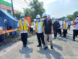 Tinjau Kesiapan Mudik, Menteri PUPR Sebut Jalan di Jatim Siap Dilalui Pemudik