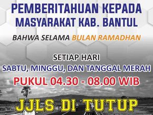 Cegah Tawuran-Balap Liar, JJLS Bantul Ditutup Saat Akhir Pekan Cegah Tawuran-Balap Liar, JJLS Bantul Ditutup Saat Akhir Pekan