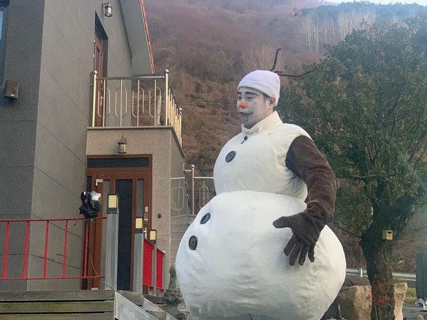 Potret P.O cosplay karakter Olaf di New Journey to the West 7/ Foto: instagram.com/tvnbros Potret P.O cosplay karakter Olaf di New Journey to the West