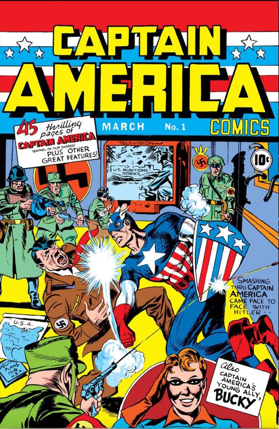 Sampul Komik Captain America