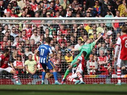 Babak I Selesai, Arsenal Tertinggal dari Brighton