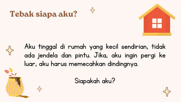 Kamu Punya Imajinasi Tinggi? Coba Jawab Kuis Tebak Siapa Aku!