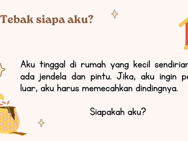 Kamu Punya Imajinasi Tinggi? Coba Jawab Kuis Tebak Siapa Aku!