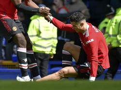 MU Kalah, Kaki Ronaldo Berdarah-darah