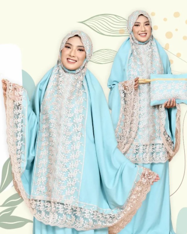 Katun Paris/Foto: Instagram/@mukenavirgocollection Katun Paris/Foto: Instagram/@mukenavirgocollection