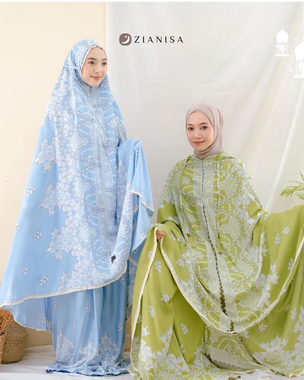 Katun Rayon/Foto: Instagram/@mukena_zianisa Katun Rayon/Foto: Instagram/@mukena_zianisa