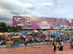 Suasana Ngabuburit di Alun-alun Ciamis, Sambil Berburu Takjil