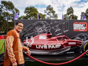 Momen Sandiaga Uno Nonton F1 di Melbourne