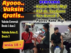 Jadwal Vaksin Booster Magelang, Cek di Sini