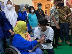 Relawan Ganjar Milenial Jateng Gelar Acara Unjuk Bakat bagi Difabel