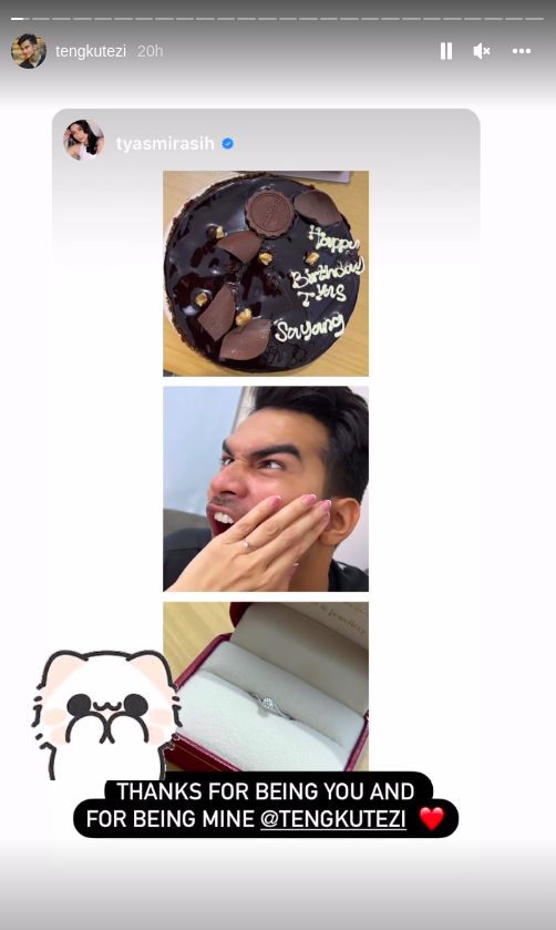Tengku Tezi dan Tyas Mirasih