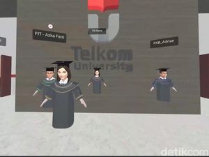 Pertama di Indonesia, Tel-U Gelar Wisuda Online di Metaverse
