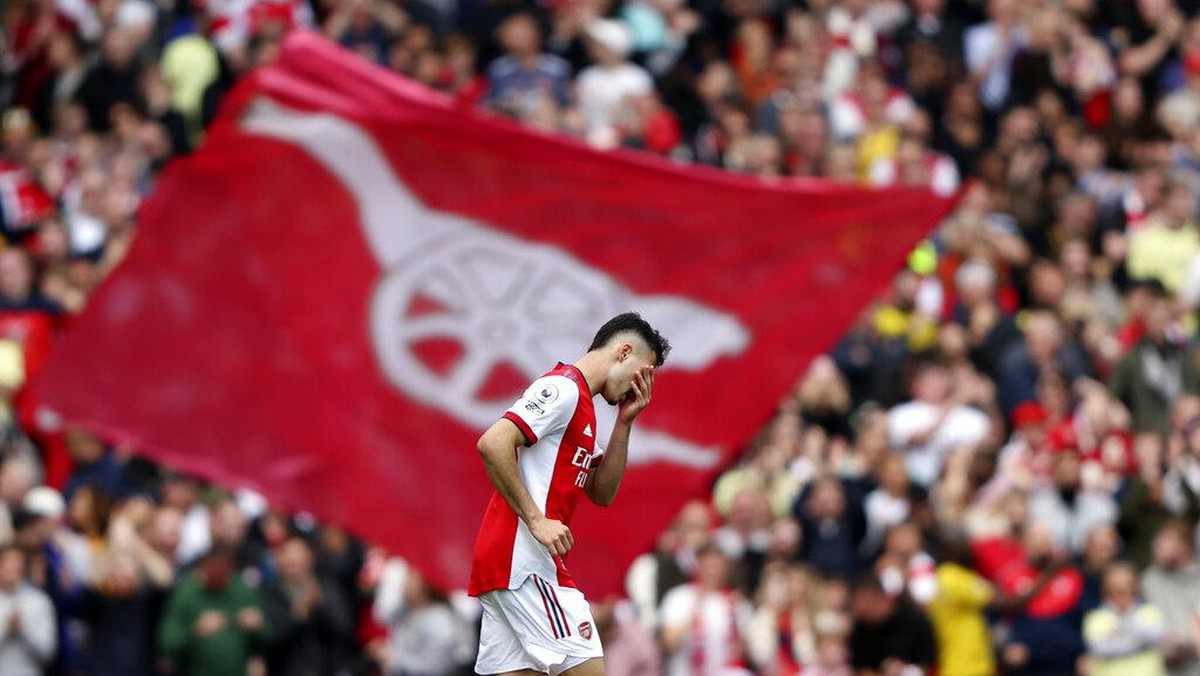 Arsenal kalah di dua laga terakhir Premier League. (Foto: AP/Ian Walton)