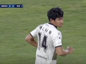 Video: Aksi-aksi Asnawi Saat Ansan Greeners Dijamu Chungnam Asan