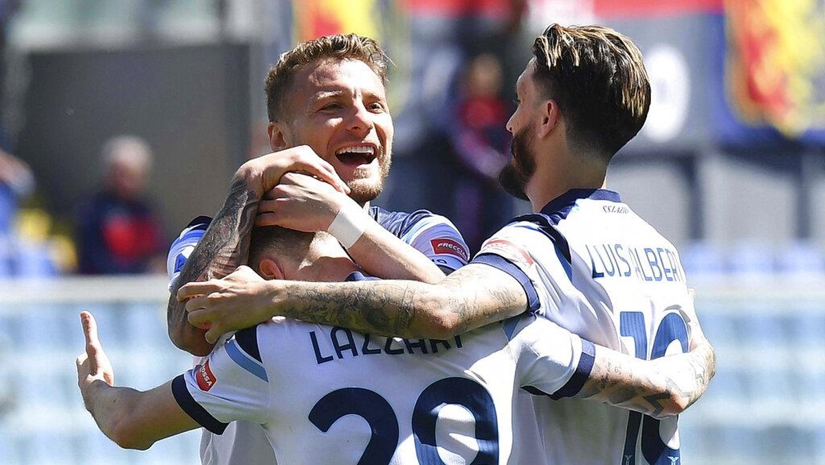 Ciro Immobile hat-trick, Lazio menang 4-1 di kandang Genoa. (Foto: AP/Tano Pecoraro)