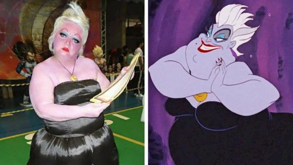 Kreatif! Nenek 50 Tahun Cosplay Karakter Film Wanita Tua