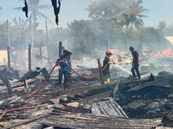 14 Rumah Warga di Panyula Bone Hangus Terbakar
