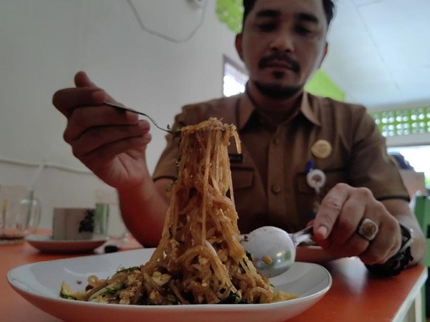 Mie Sagu Rendah Gula/Foto : detik.com/Raja Adil Siregar Mie Sagu Rendah Gula/Foto : detik.com/Raja Adil Siregar