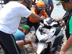 Motor Milik Sekeluarga Tercebur Brantas Ditemukan, Pengemudi Masih Dicari