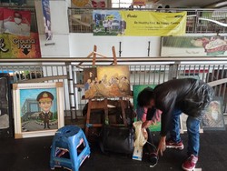 Skill Autodidak, Karya Pelukis Jalanan Bisa Dihargai Rp 100 Juta