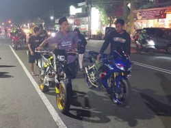 Cegah Balap Liar Mulai Ngabuburit-Sahur, Polisi Razia 61 Motor Berknalpot Brong