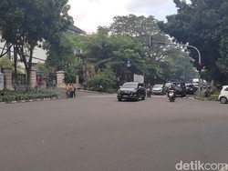 Jelang Demo 11 April, Lalin Depan Gedung Sate Masih Lancar