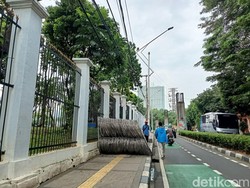 Begini Kondisi di Depan DPR Jelang Demo BEM SI Hari Ini