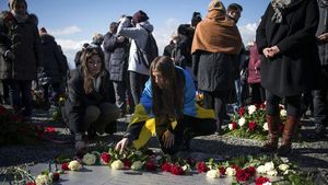 Peringatan 77 Tahun Pembebasan Kamp Konsentrasi Nazi Buchenwald