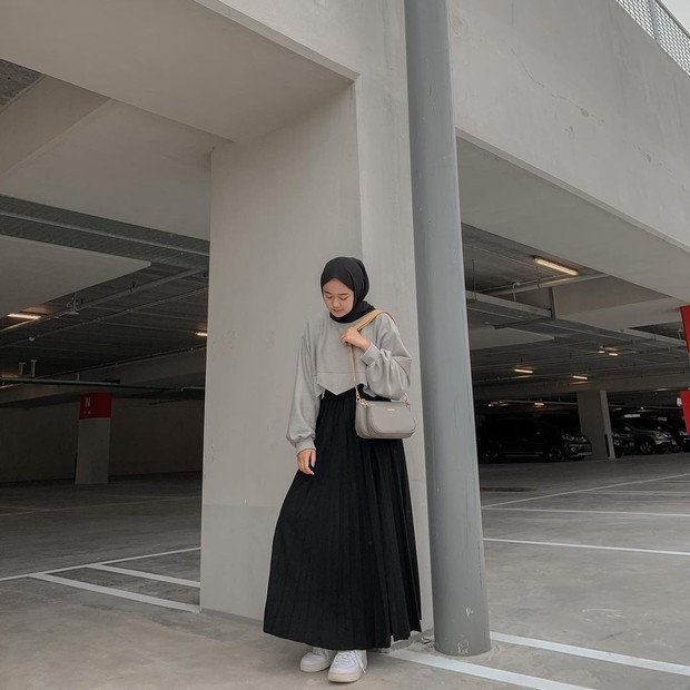 crop top korea hijab