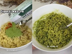 Terinspirasi Hoaks, Netizen Ini Bikin Indomie Goreng Campur Matcha