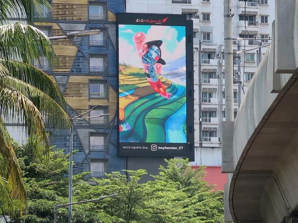 Keren! Jakarta Digital Art Mejeng di Media LED Ibu Kota Keren! Jakarta Digital Art Mejeng di Media LED Ibu Kota
