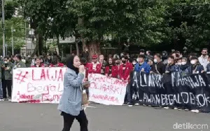 Polisi Waspadai Penyusup dalam Aksi Mahasiswa di Bandung