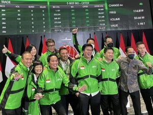 Penampakan Nadiem Makarim di Listing GoTo