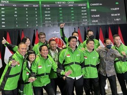 Penampakan Nadiem Makarim di Listing GoTo