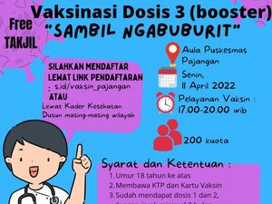 Info Vaksin Booster Bantul: Vaksinasi Ngabuburit di Sejumlah Puskesmas Info Vaksin Booster Bantul: Vaksinasi Ngabuburit di Sejumlah Puskesmas