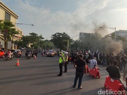Ada Demo 11 April, Jalan Pahlawan Semarang Berlaku Contraflow