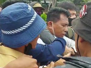 Terduga Copet Diamankan di Tengah Massa Aksi 11 April di Kawasan Monas