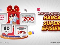 Paket Bebas Tanpa Batas IndiHome, Harga Cuma Rp 200 Ribuan Per Bulan