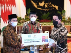BSI Bayar Zakat Perusahaan Rp 122,5 M ke BAZNAS
