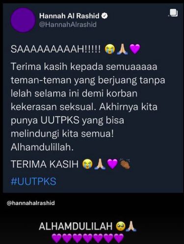 Respons Susan Sameh yang Jadi Korban Pelecehan Usai RUU TPKS Disahkan