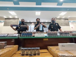 Bea Cukai Kediri Amankan Ribuan Batang Rokok Ilegal Senilai Rp 574 Juta