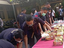 Kecoh Polisi, Sabu Rumahan di Badung Dikemas Mirip Cokelat-Susu