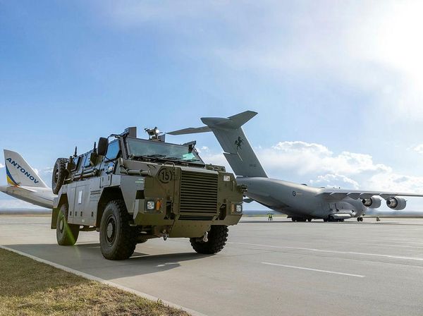 Wujud Bushmaster, Mobil Tempur Australia untuk Ukraina