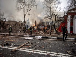 Rudal Jelajah Rusia Hantam Kharkiv Ukraina, 2 Orang Tewas-18 Terluka