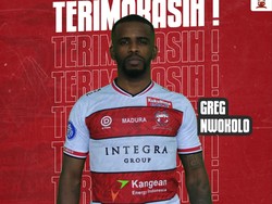 Mator Sakalangkong dari Madura United untuk Greg Nwokolo