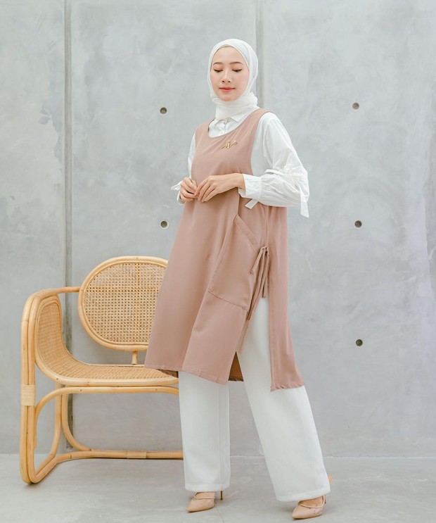 Ide OOTD Hijab Putih