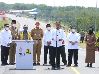 Penampakan Jalan Lingkar Brebes-Tegal yang Diresmikan Jokowi