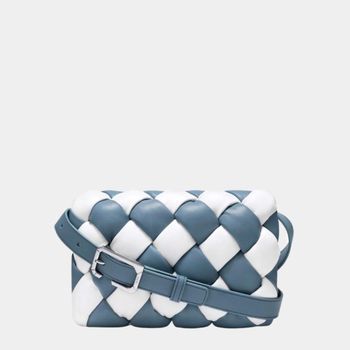 Maze Bag - White & Blue