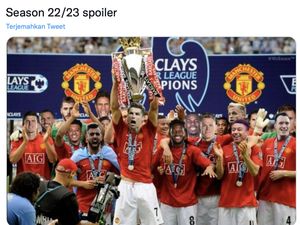 Meme Penuh Harap Fans ke Ten Hag Bisa MU Buka Puasa Gelar